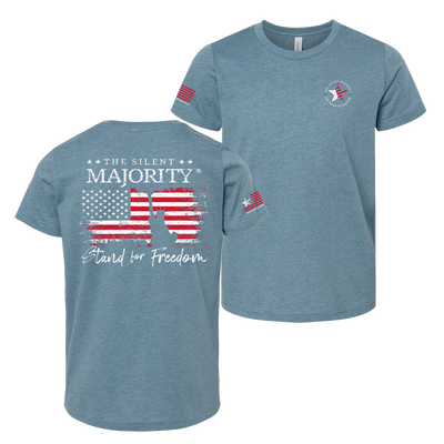 Stand For Freedom - Blended | T-shirt - Heather Slate