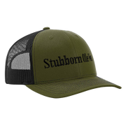 "Stubborn Ole Vet" Embroidered Hat R112 Loden/Black