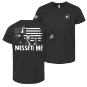 Missed Me - Trump | T-shirt - Black Heather