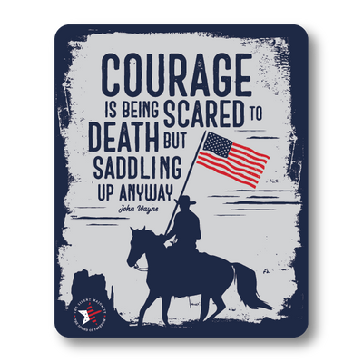 Cowboy Courage| Decal - 4"