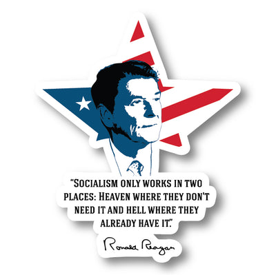 Reagan Socialism | Decal - 4"