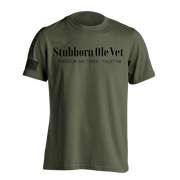 Stubborn Ole Vet | T-shirt - Military Green