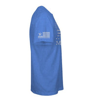 Flag and Brand Horizontal| T-shirt - Columbia Blue