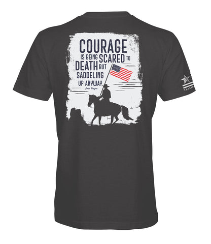 Cowboy Courage | T-shirt - Heavy Metal Gray