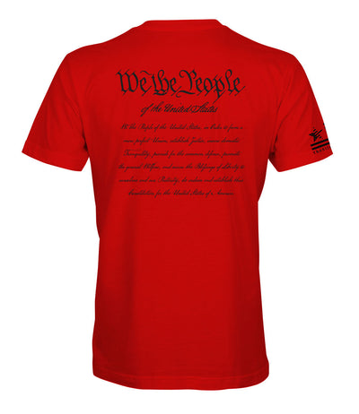 "We The People" Constitution | T-shirt - Red